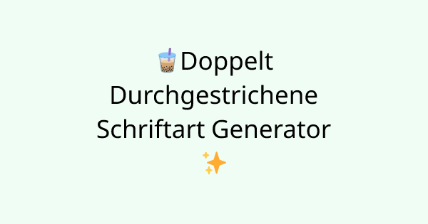 Fonts-double-struck tool