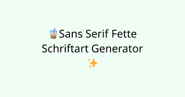 Fonts-sans-serif-bold tool