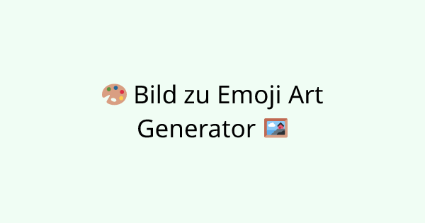 ImageToEmoji tool