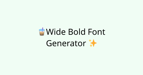 Fonts-wide tool