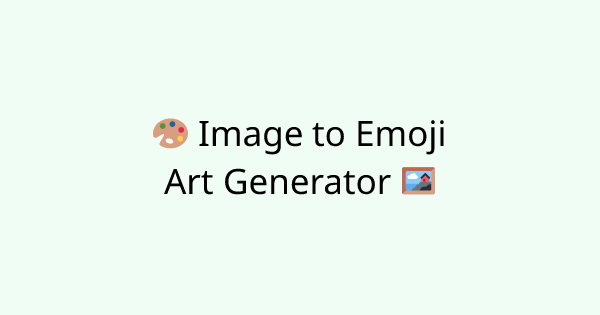 ImageToEmoji tool
