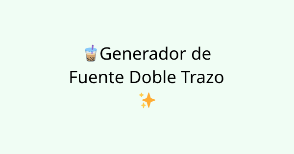 Fonts-double-struck tool