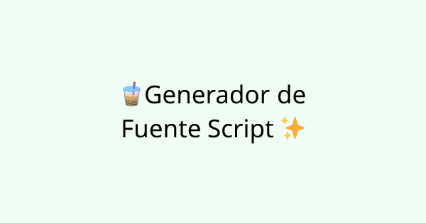 Fonts-script-bold tool