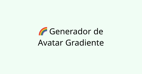 GradientAvatar tool