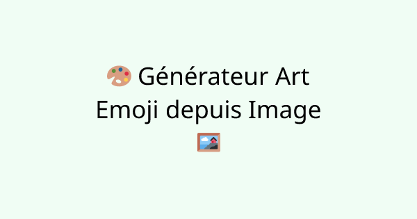ImageToEmoji tool