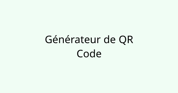 QrCodeGenerator tool