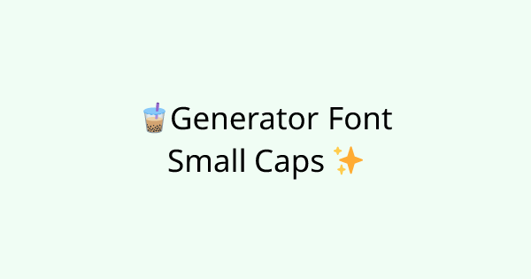 Fonts-all-cap tool