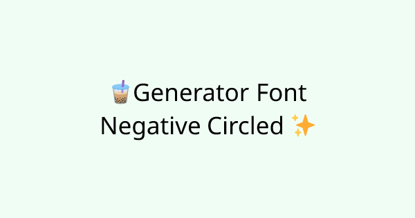 Fonts-negative-circled tool