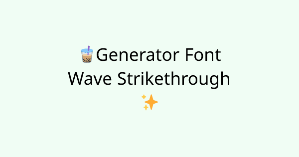 Fonts-wave-underline tool