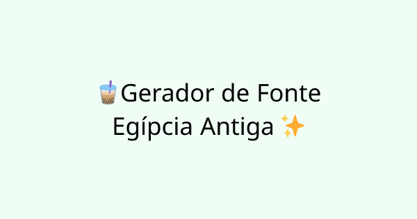 Fonts-egypt-ancient-style tool