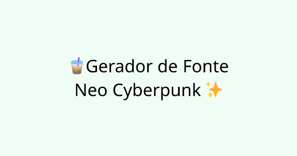 Fonts-neo-cyber tool