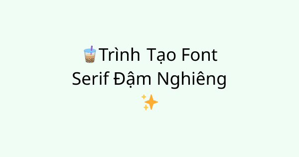 Fonts-bold-italic tool