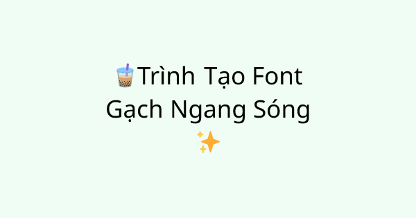 Fonts-wave-underline tool