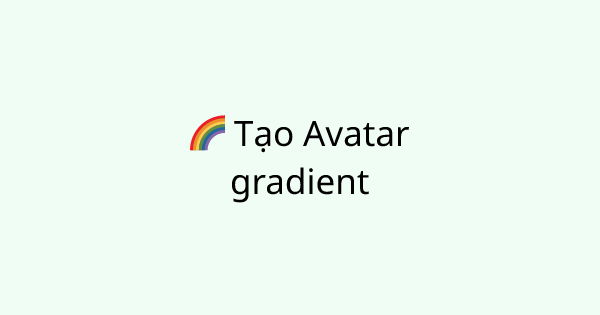 GradientAvatar tool
