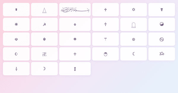 Religious & Cultural Symbols